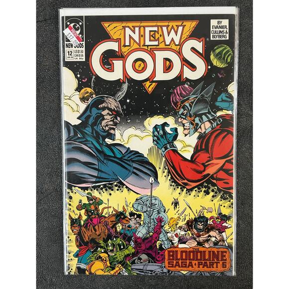 New Gods 3rd Series #7, 8, 10, 11, 12, 13 (1989 DC) Lot of 6 - Picture 6 of 7